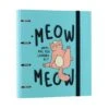 Carpeta Escolar 4 Anillas Meow Meow -Eric Ventas carpeta escolar 4 anillas meow meow