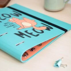 Carpeta Escolar 4 Anillas Meow Meow -Eric Ventas carpeta escolar 4 anillas meow meow 4