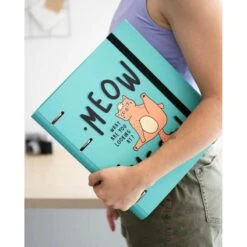 Carpeta Escolar 4 Anillas Meow Meow -Eric Ventas carpeta escolar 4 anillas meow meow 6