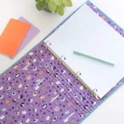 Carpeta Escolar 4 Anillas Meow Meow Cats -Eric Ventas carpeta escolar 4 anillas meow meow cats 5