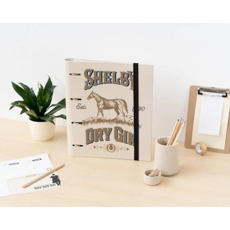 Carpeta Escolar 4 Anillas Peaky Blinders Shelby Dry Gin 6 Carpeta Escolar 4 Anillas Peaky Blinders Shelby Dry Gin - Imagen 4