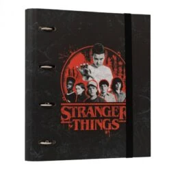Carpeta Escolar 4 Anillas Stranger Things