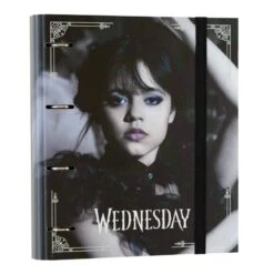 Carpeta Escolar 4 Anillas Wednesday Dance