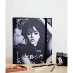 Carpeta Escolar 4 Anillas Wednesday Dance -Eric Ventas carpeta escolar 4 anillas wednesday dance 3