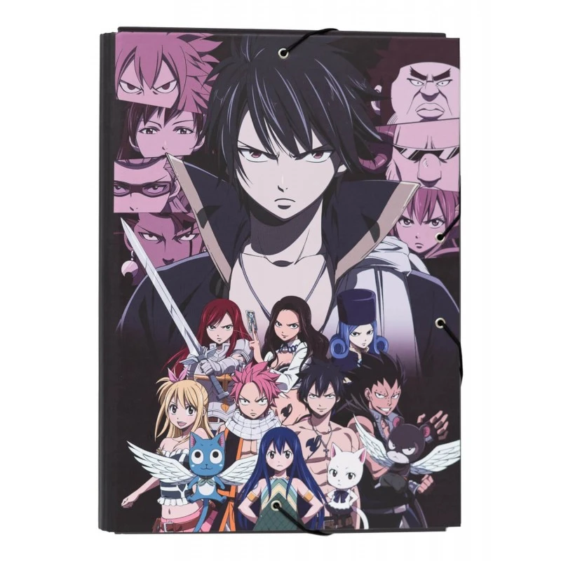 Carpeta Escolar Solapas Fairy Tail 3 Carpeta Escolar Solapas Fairy Tail
