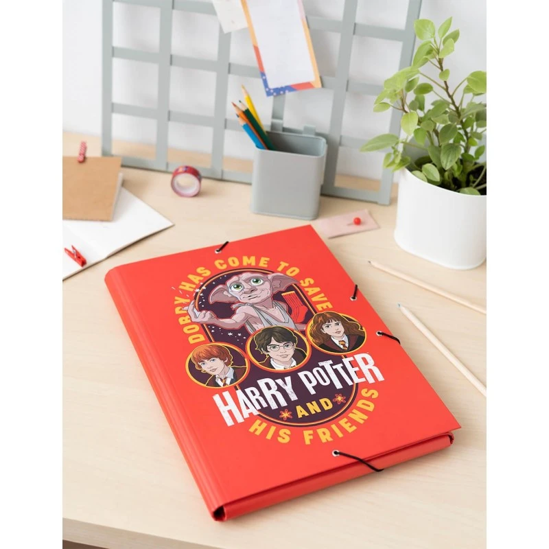 Carpeta Escolar Solapas Harry Potter Dobby 8 Carpeta Escolar Solapas Harry Potter Dobby - Imagen 6