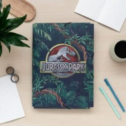 Carpeta Escolar Solapas Jurassic Park Isla Nublar -Eric Ventas carpeta escolar solapas jurassic park isla nublar 3