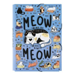 Carpeta Escolar Solapas Meow Meow Weird Cats
