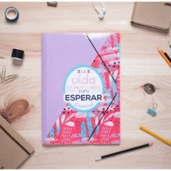 Carpeta Gomas A4 Polipropileno Amelie Floral -Eric Ventas carpeta gomas a4 polipropileno amelie floral 4