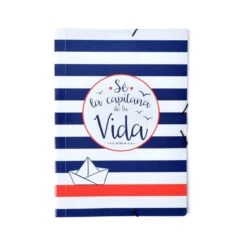 Carpeta Gomas A4 Polipropileno Amelie Marinero