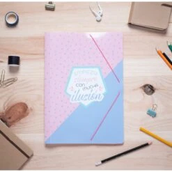 Carpeta Gomas A4 Polipropileno Amelie Pastel Collection -Eric Ventas carpeta gomas a4 polipropileno amelie pastel collection 4