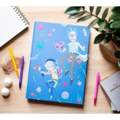 Carpeta Solapas Rick & Morty Virus Attack -Eric Ventas carpeta solapas rick morty virus attack 3
