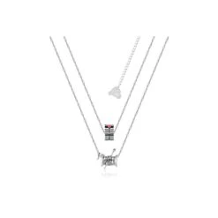 Colgante Disney La Cenicienta Madeja Chapado En Oro Blanco