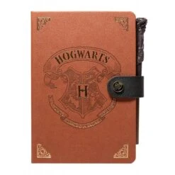 Cuaderno A5 Con Boligrafo Varita Harry Potter