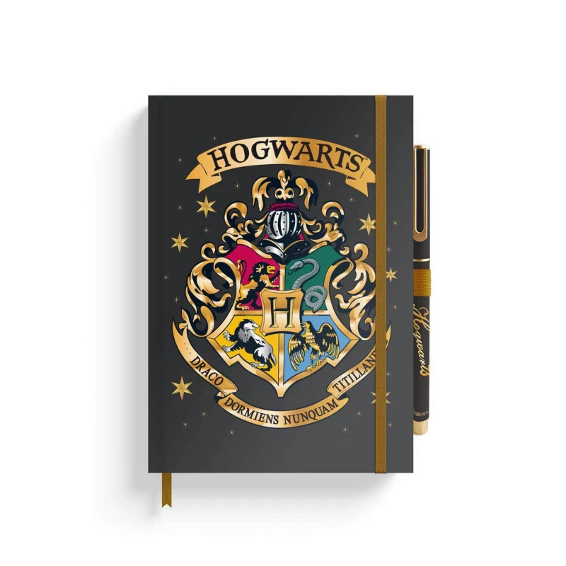 Cuaderno A5 Harry Potter Hogwarts Premium Con Boligrafo 3 Cuaderno A5 Harry Potter Hogwarts Premium Con Boligrafo