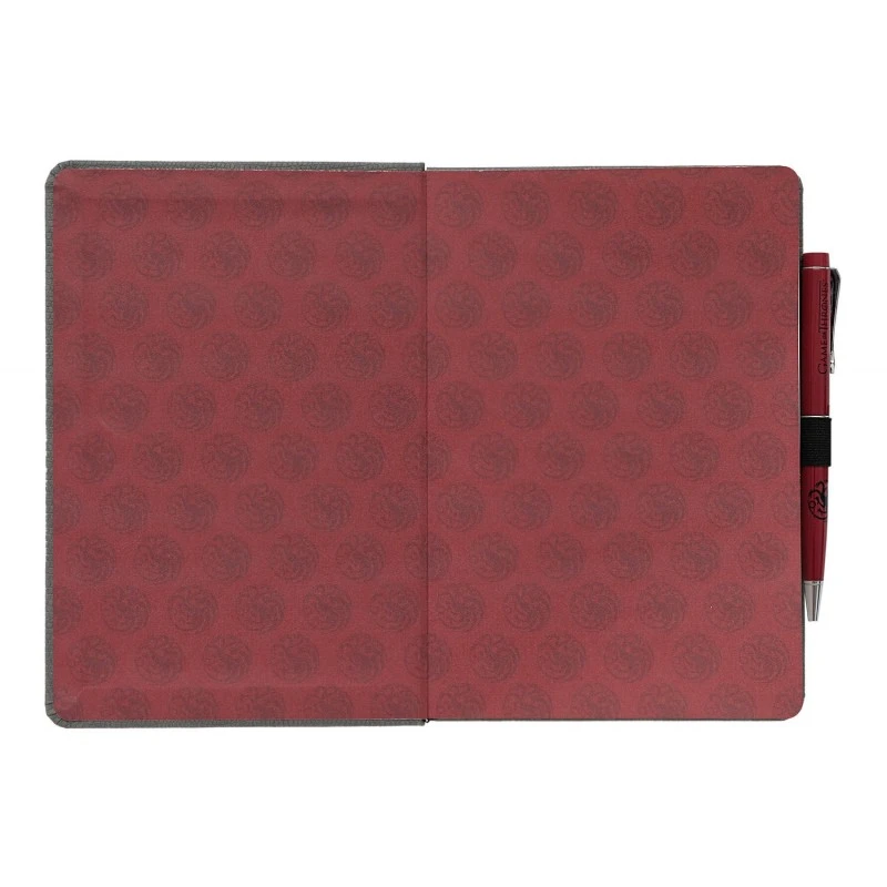 Cuaderno A5 Juego De Tronos Targaryen Con Boligrafo 5 Cuaderno A5 Juego De Tronos Targaryen Con Boligrafo - Imagen 3