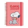 Cuaderno A5 Snoopy Love Yourself -Eric Ventas cuaderno a5 snoopy love yourself