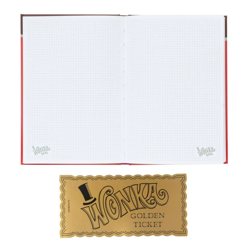 Cuaderno A5 Willy Wonka Wonka Bar 4 Cuaderno A5 Willy Wonka Wonka Bar - Imagen 2