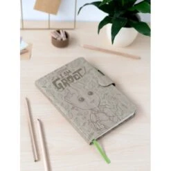 Cuaderno A5 Yo Soy Groot Marvel Con Boligrafo Proyector -Eric Ventas cuaderno a5 yo soy groot marvel con boligrafo proyector 4