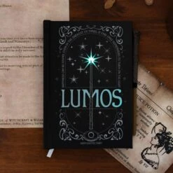 Cuaderno Harry Potter Lumos A5 Premium Con Luz Led -Eric Ventas cuaderno harry potter lumos a5 luz led 7