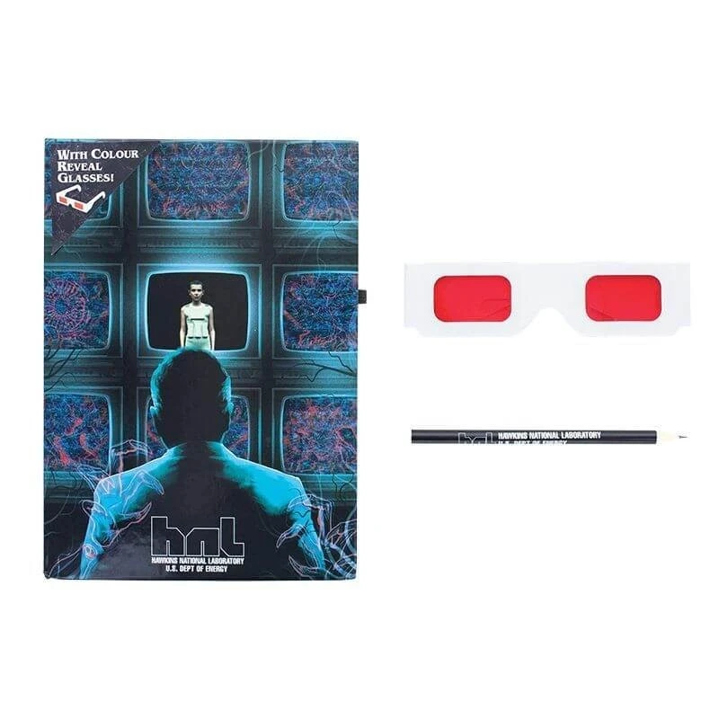 Cuaderno Stranger Things Laboratorio Hawkins Con Gafas 3 Cuaderno Stranger Things Laboratorio Hawkins Con Gafas