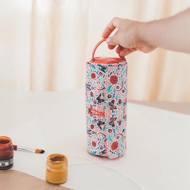 Estuche Enrollable Frida Kahlo Viva La Vida 6 Estuche Enrollable Frida Kahlo Viva La Vida - Imagen 4