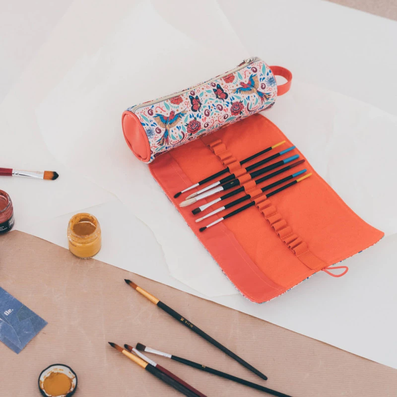 Estuche Enrollable Frida Kahlo Viva La Vida 7 Estuche Enrollable Frida Kahlo Viva La Vida - Imagen 5