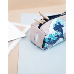 Estuche La Gran Ola De Kanagawa Hokusai -Eric Ventas estuche hokusai 4