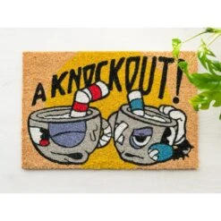 Felpudo Cuphead Knockout 12 Felpudo Cuphead Knockout -Eric Ventas felpudo cuphead knockout 3