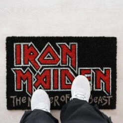 Felpudo Iron Maiden The Numbre Of The Beast -Eric Ventas felpudo iron maiden the numbre of the beast 4
