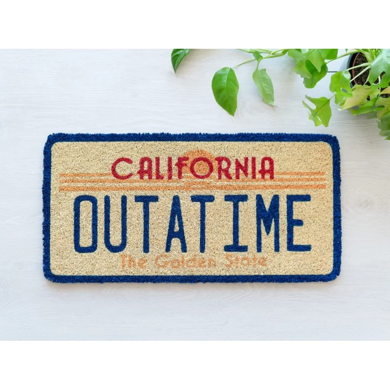 Felpudo Regreso Al Futuro Matricula Delorean 9 Felpudo Regreso Al Futuro Matricula Delorean - Imagen 7