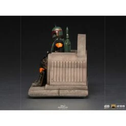 Figura Boba Fett En El Trono Star Wars The Mandalorian Escala 1/10 -Eric Ventas figura boba fett en el trono star wars the mandalorian escala 1 10 4
