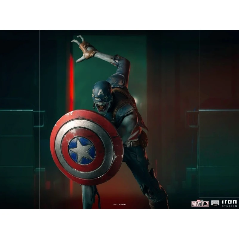 Figura Capitan America Zombie What If Marvel Art Scale 1/10 4 Figura Capitan America Zombie What If Marvel Art Scale 1/10 - Imagen 2