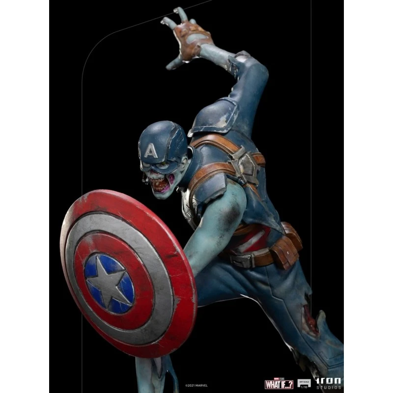 Figura Capitan America Zombie What If Marvel Art Scale 1/10 13 Figura Capitan America Zombie What If Marvel Art Scale 1/10 - Imagen 11