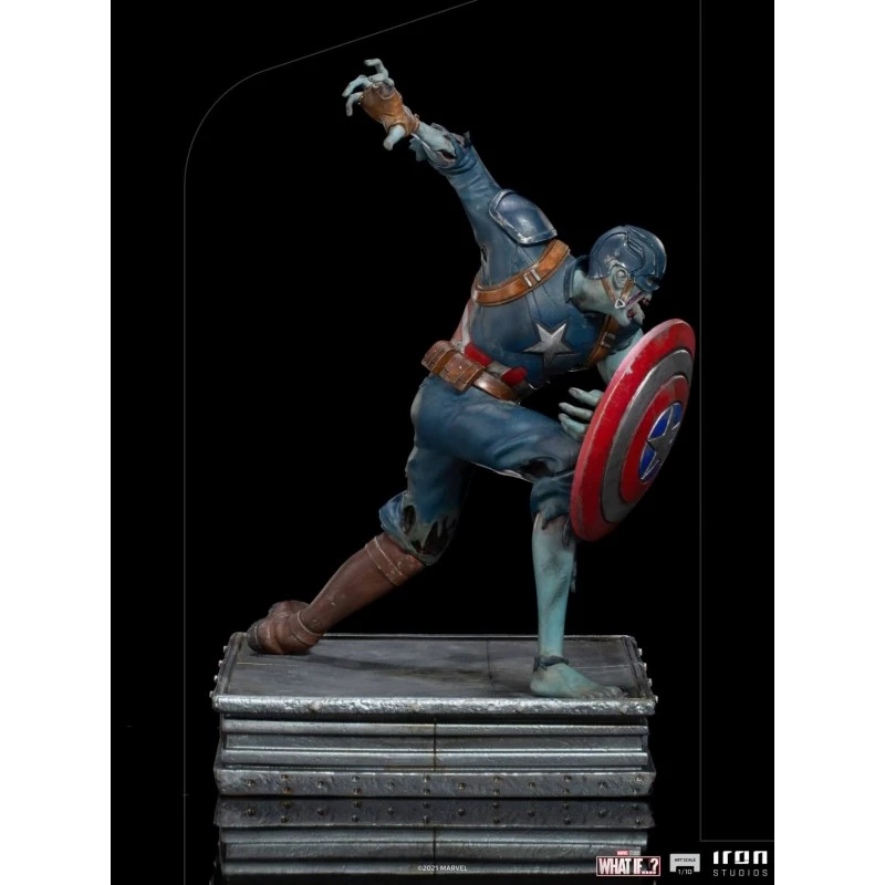 Figura Capitan America Zombie What If Marvel Art Scale 1/10 10 Figura Capitan America Zombie What If Marvel Art Scale 1/10 - Imagen 8