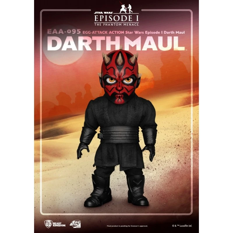 Figura Darth Maul Star Wars Episodio I Egg Attack 4 Figura Darth Maul Star Wars Episodio I Egg Attack - Imagen 2