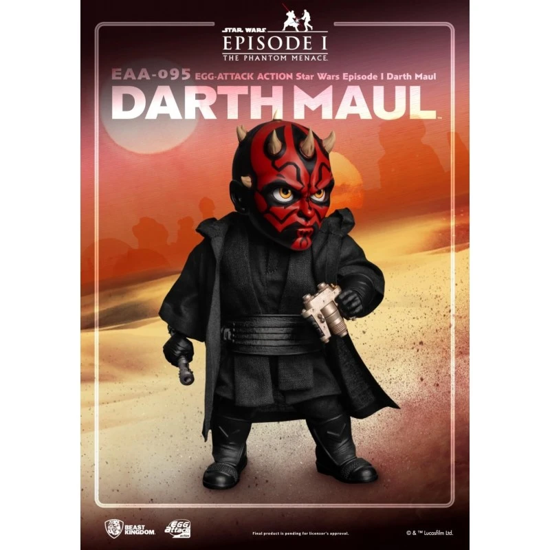 Figura Darth Maul Star Wars Episodio I Egg Attack 6 Figura Darth Maul Star Wars Episodio I Egg Attack - Imagen 4