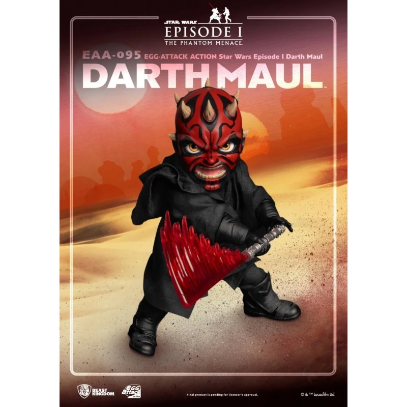 Figura Darth Maul Star Wars Episodio I Egg Attack 7 Figura Darth Maul Star Wars Episodio I Egg Attack - Imagen 5