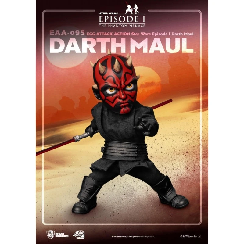 Figura Darth Maul Star Wars Episodio I Egg Attack 8 Figura Darth Maul Star Wars Episodio I Egg Attack - Imagen 6