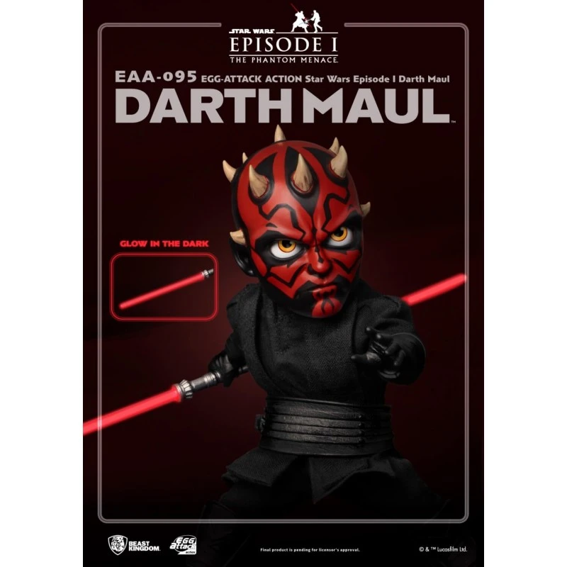 Figura Darth Maul Star Wars Episodio I Egg Attack 9 Figura Darth Maul Star Wars Episodio I Egg Attack - Imagen 7