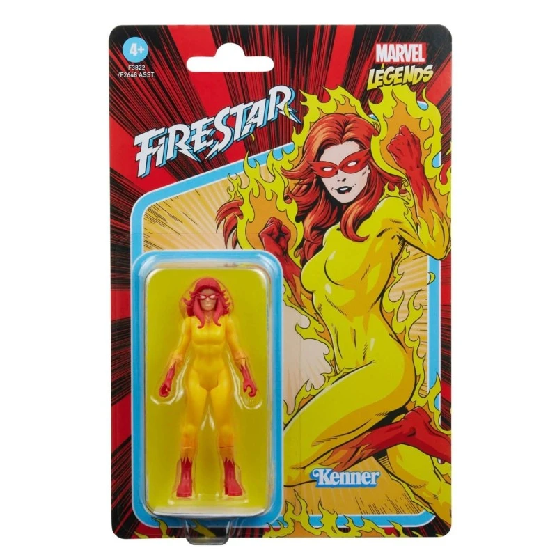 Figura Firestar Marvel Legends Coleccion Retro 3 Figura Firestar Marvel Legends Coleccion Retro