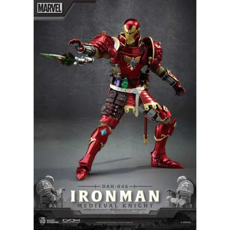 Figura Iron Man Caballero Medieval Marvel 5 Figura Iron Man Caballero Medieval Marvel - Imagen 3