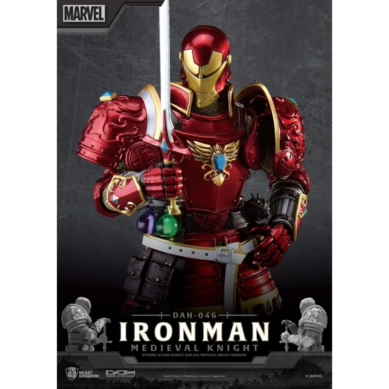 Figura Iron Man Caballero Medieval Marvel 7 Figura Iron Man Caballero Medieval Marvel - Imagen 5