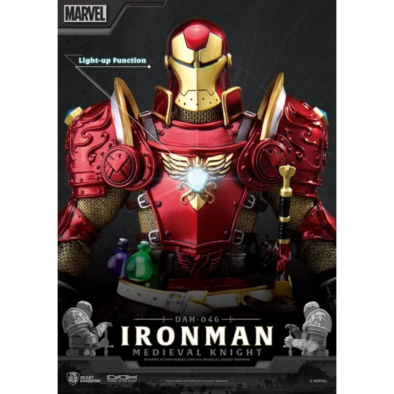 Figura Iron Man Caballero Medieval Marvel 8 Figura Iron Man Caballero Medieval Marvel - Imagen 6