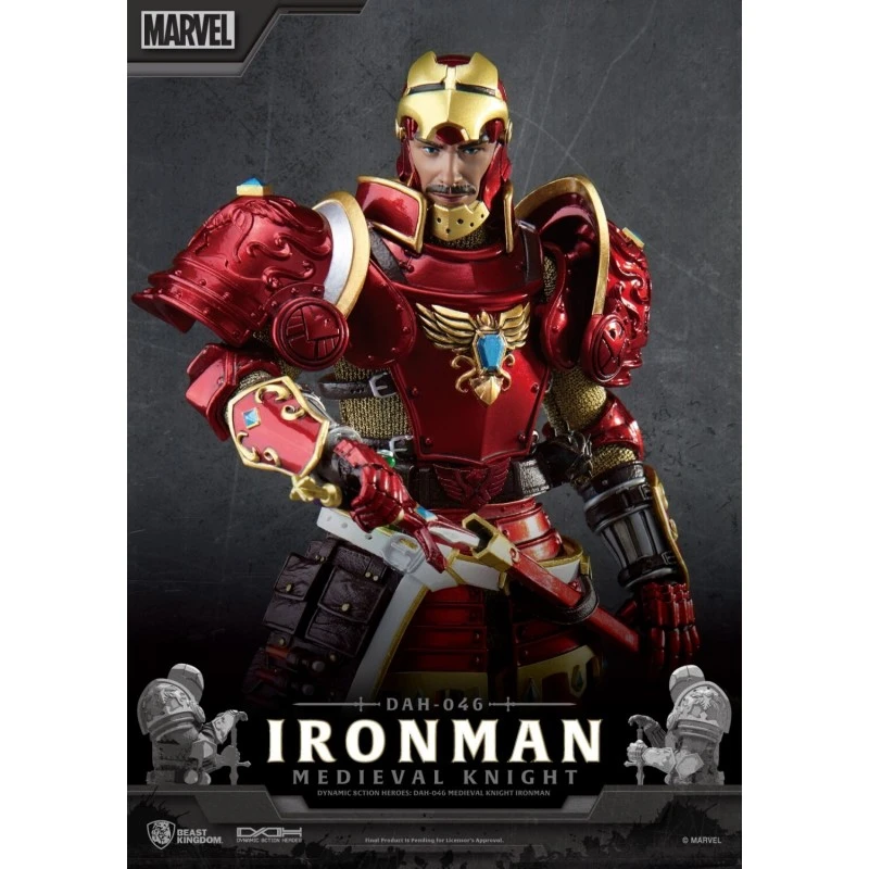 Figura Iron Man Caballero Medieval Marvel 11 Figura Iron Man Caballero Medieval Marvel - Imagen 9