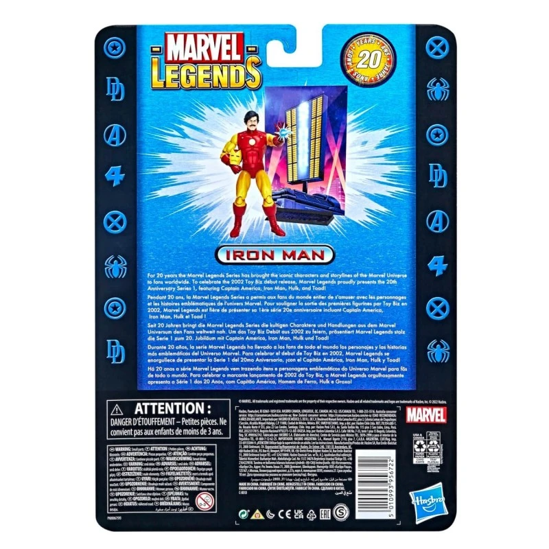 Figura Iron Man Marvel Legends 20 Aniversario Serie 1 4 Figura Iron Man Marvel Legends 20 Aniversario Serie 1 - Imagen 2