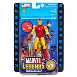 Figura Iron Man Marvel Legends 20 Aniversario Serie 1