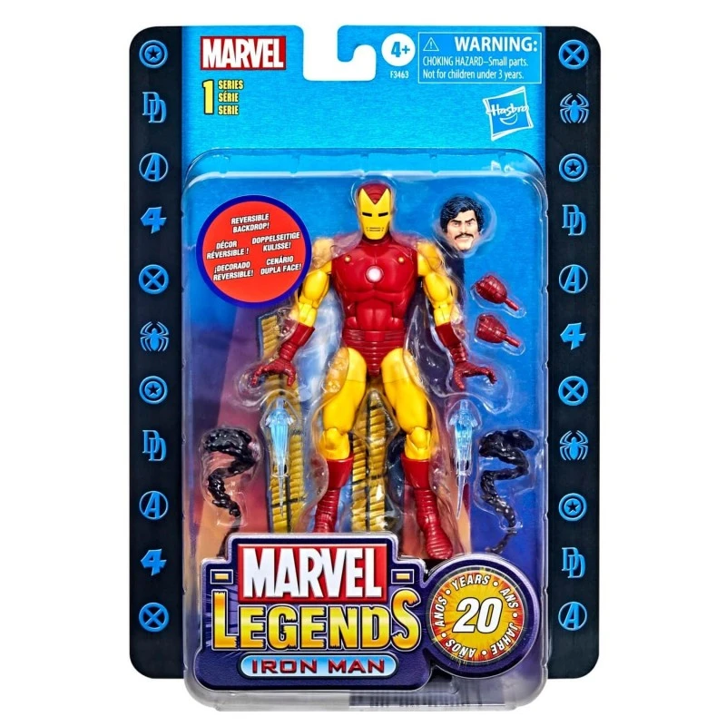 Figura Iron Man Marvel Legends 20 Aniversario Serie 1 3 Figura Iron Man Marvel Legends 20 Aniversario Serie 1