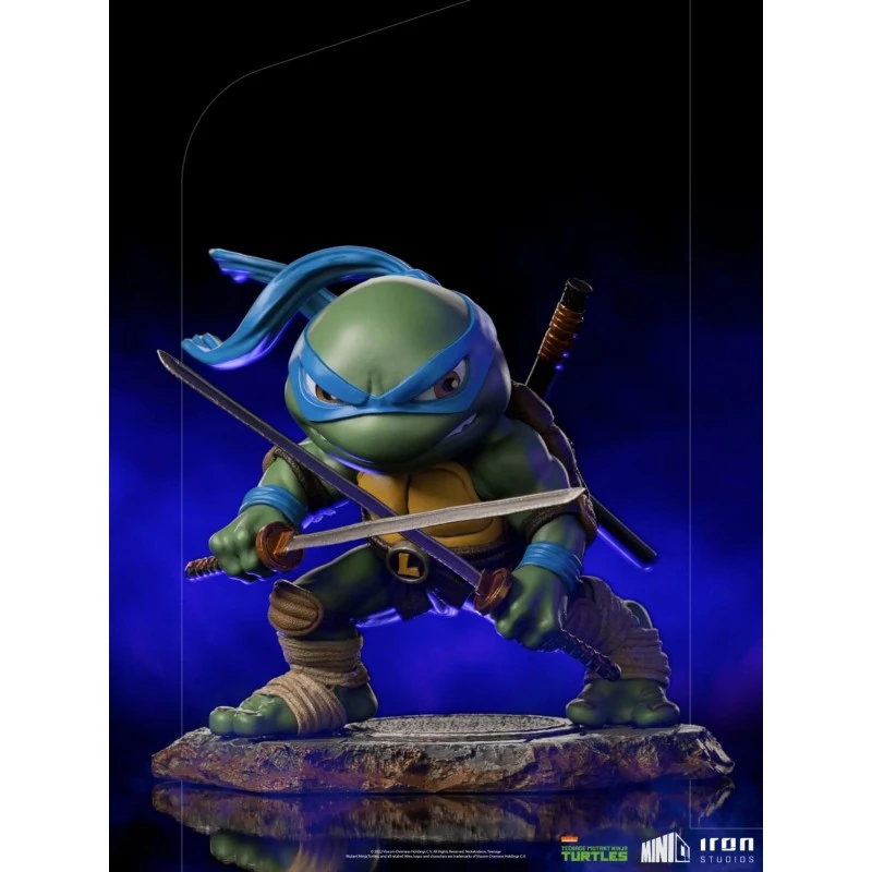Figura Leonardo Las Tortugas Ninjas MiniCo 4 Figura Leonardo Las Tortugas Ninjas MiniCo - Imagen 2
