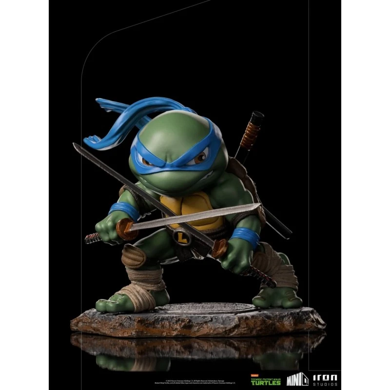 Figura Leonardo Las Tortugas Ninjas MiniCo 6 Figura Leonardo Las Tortugas Ninjas MiniCo - Imagen 4